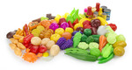 Set di prodotti alimentari colorati con 98 pezzi