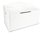 Contenitore Portagiochi XL - scatola di legno per giocattoli per bambini - colore Bianco