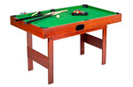 Tavolo da Biliardo in legno con palle da snooker e accessori -  120 cm 