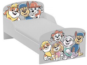 Letto per bambini con materasso 140/70 cm - Paw Patrol 02