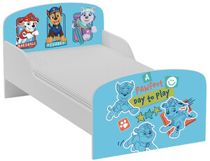 Letto per bambini con materasso 140/70 cm - Paw Patrol